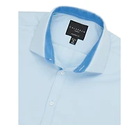 Calabrum Men's Regular Fit Solid Wrinkle Free Performance Dress Shirt