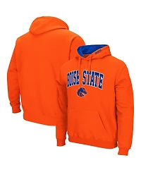 Men's Colosseum Boise State Broncos Arch and Logo 3.0 Pullover Hoodie