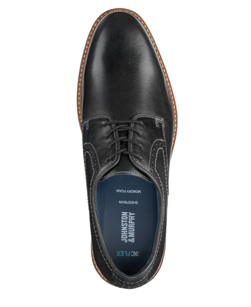 Johnston & Murphy Men's Xc Flex Raleigh Plain Toe Shoes