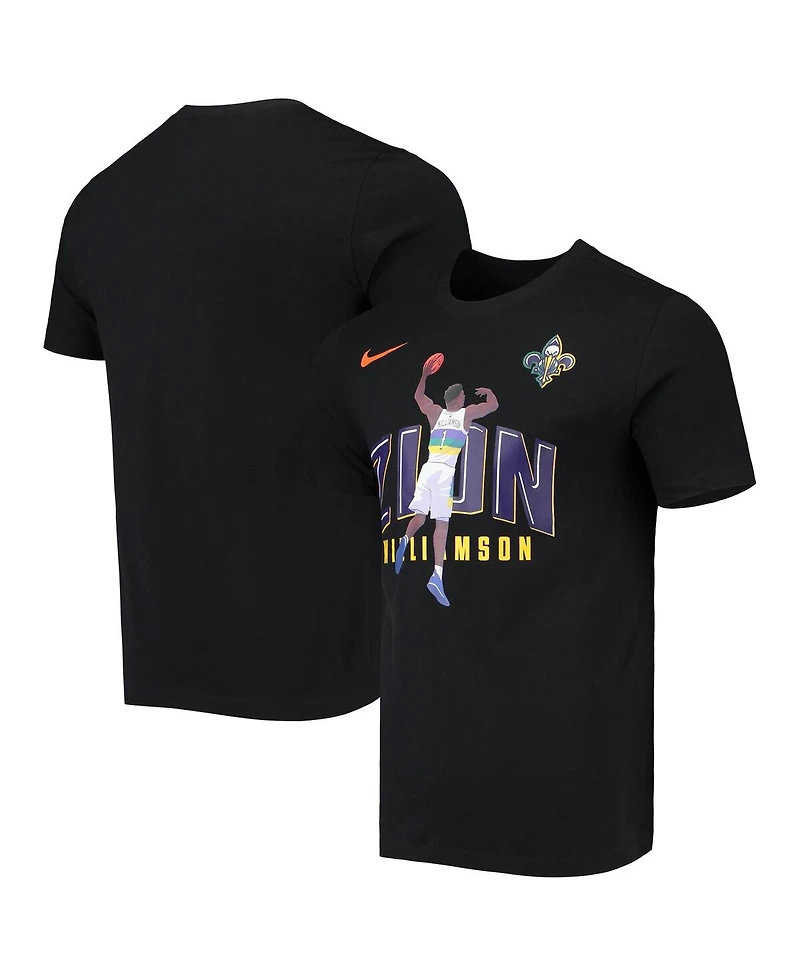 Men's Nike Zion Williamson Black New Orleans Pelicans Hero Performance T-shirt