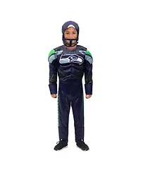Big Boys College Navy Seattle Seahawks Game Day Costume