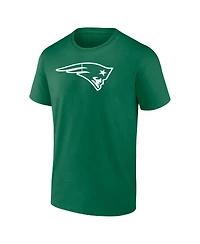 Men's Fanatics Mac Jones Green New England Patriots St. Patrick's Day Icon Player T-shirt