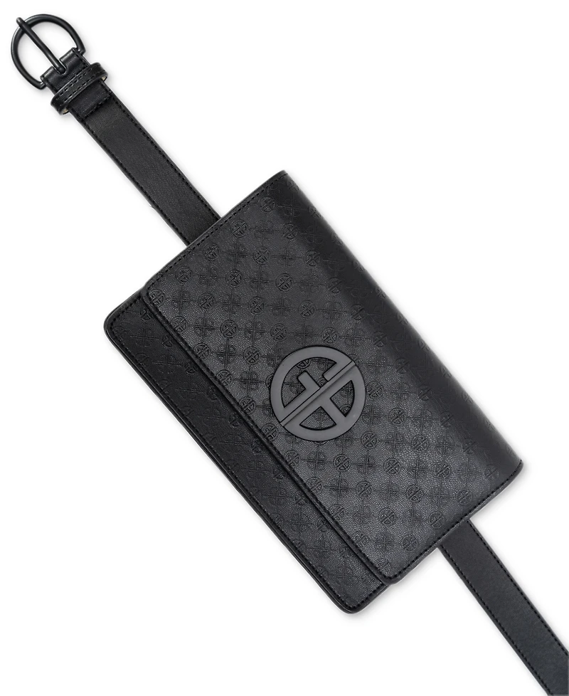 Giani Bernini Buckle Logo Fanny Pack, Exclusively at Macy's