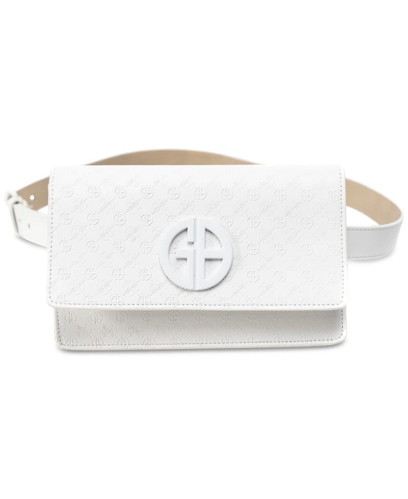 Giani Bernini Buckle Logo Fanny Pack, Exclusively at Macy's
