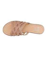 Gc Shoes Women's Sage Flat Slide Sandals