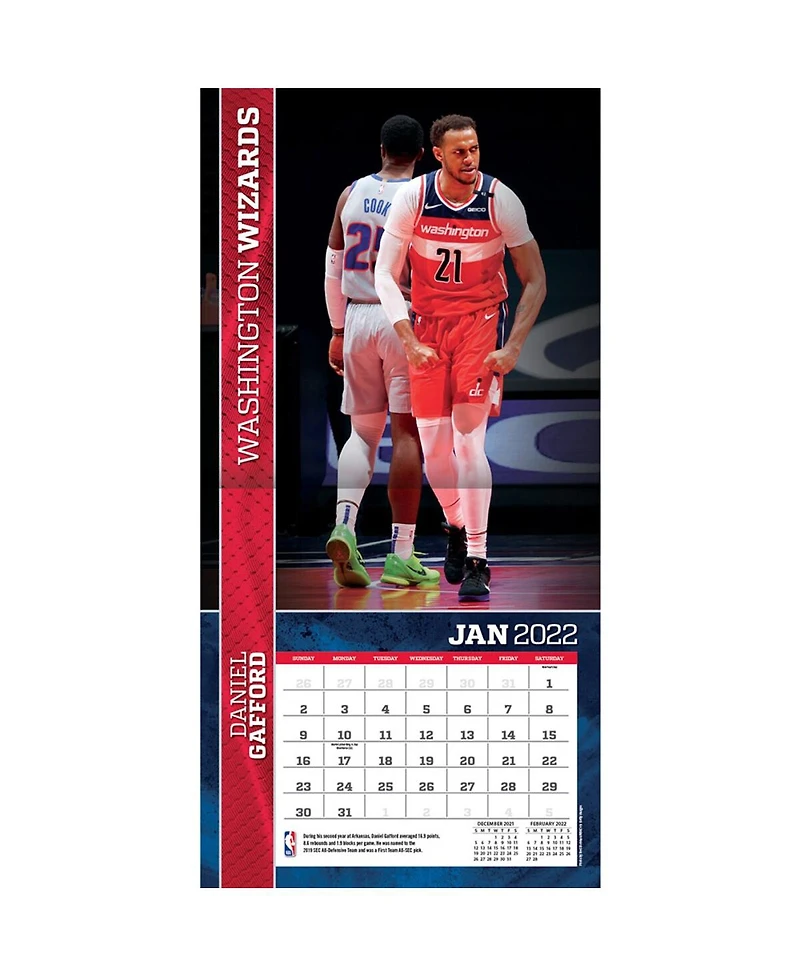 Turner Licensing Washington Wizards 2022 Wall Calendar