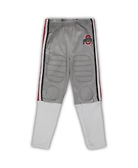 Preschool Boys and Girls Wes & Willy Scarlet Ohio State Buckeyes Football V-Neck T-shirt and Pants Sleep Set