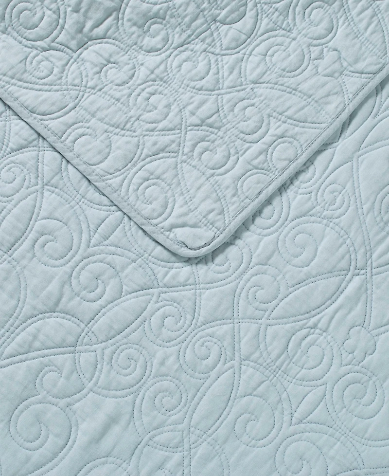 Laura Ashley Felicity Cotton Reversible 3 Piece Quilt Set