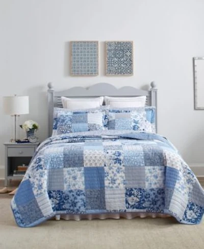 Laura Ashley Paisley Patchwork Reversible Quilt Sets