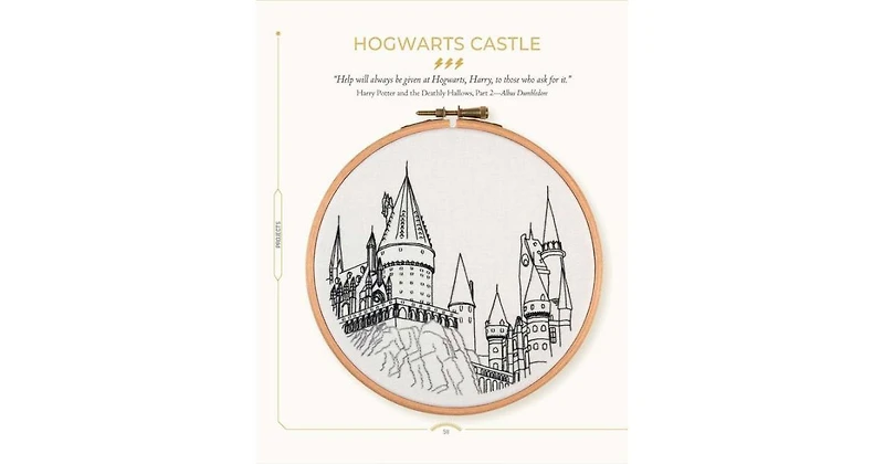 Harry Potter Embroidery by Deborah Wilding