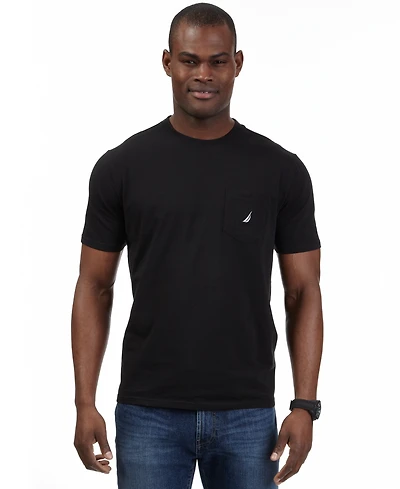 Nautica Men's Classic-Fit Solid Crew Neck Pocket T-Shirt