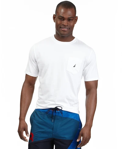 Nautica Men's Classic-Fit Solid Crew Neck Pocket T-Shirt