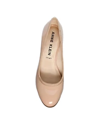 Anne Klein Women's Castana Round Toe Block Heel Pumps
