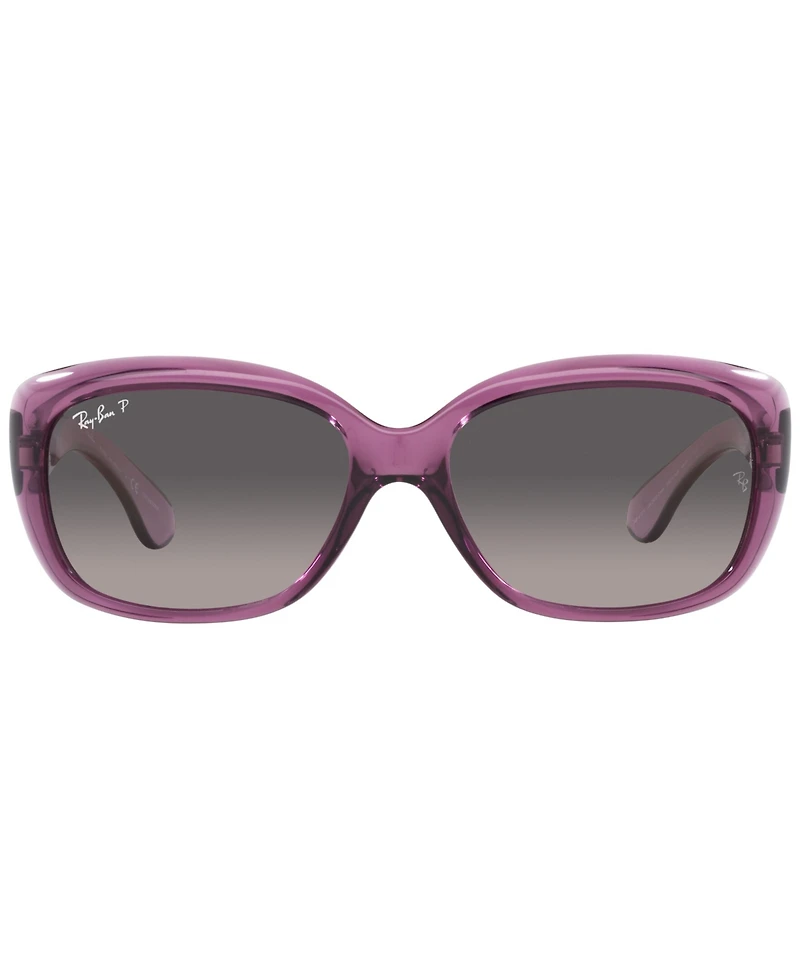 Ray-Ban Women's Polarized Sunglasses, RB4101 Jackie Ohh 58