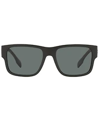 Burberry Men's Polarized Sunglasses, BE4358 Knight 57