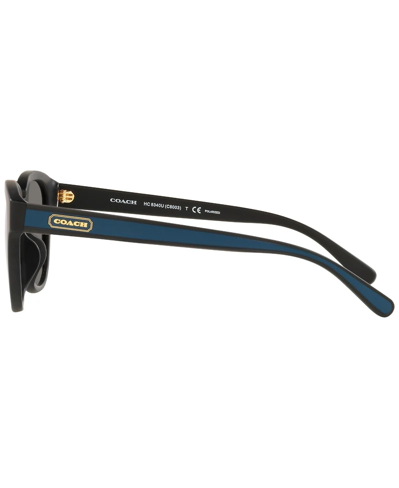 Coach Men's Polarized Sunglasses, HC8340U C8003 53