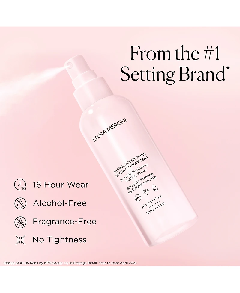 Laura Mercier Full-Size Translucent Pure Setting Spray 16HR