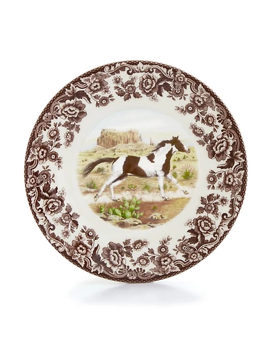 Spode Woodland Paint Horse Salad Plate