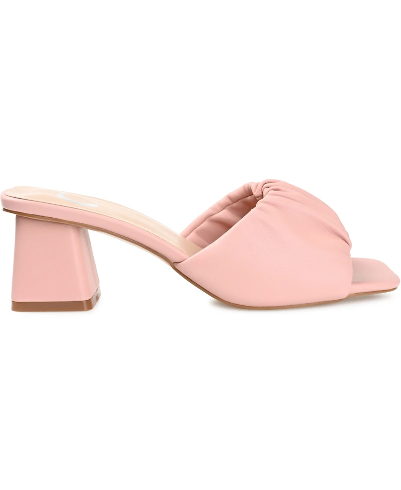 Journee Collection Women's Briarr Ruched Sandals