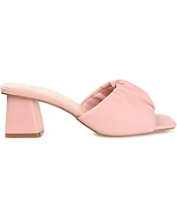 Journee Collection Women's Briarr Ruched Sandals