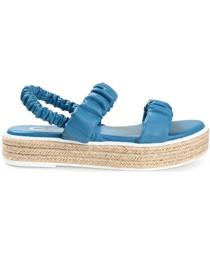 Journee Collection Women's Knowles Platform Espadrille Sandals