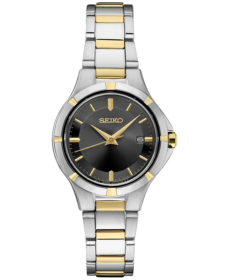 Seiko Women's Essential Two Tone Stainless Steel Bracelet Watch 27mm