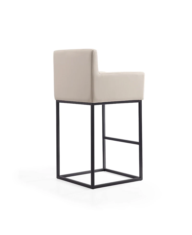 Manhattan Comfort Ambassador Leatherette Upholstered Barstool