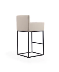 Manhattan Comfort Ambassador Leatherette Upholstered Barstool