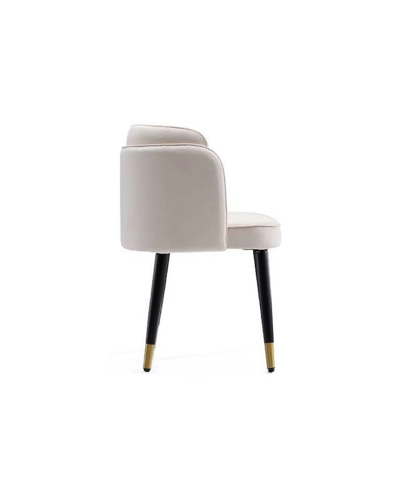 Manhattan Comfort Zephyr Velvet Upholstered Dining Chair