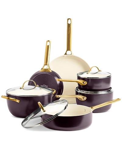 GreenPan Padova Healthy Ceramic Nonstick Cookware Set, 10 Piece