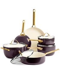 GreenPan Padova Healthy Ceramic Nonstick Cookware Set, 10 Piece