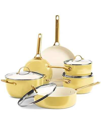 GreenPan Padova Healthy Ceramic Nonstick Cookware Set, 10 Piece