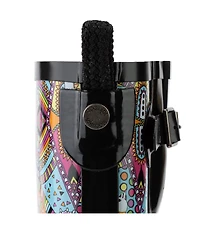 Sakroots Women's Rhythm Rubber Tall Rain Boot