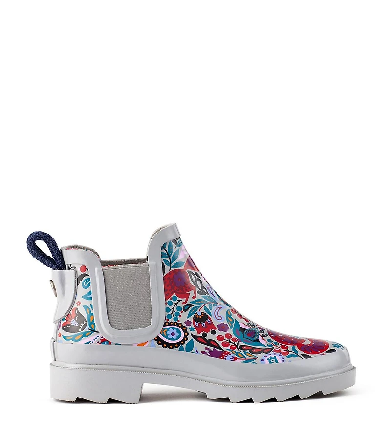 Sakroots Women's Rhyme Rubber Ankle Rain Booties