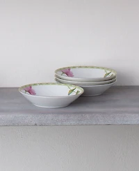 Noritake Poppy Place 4 Oz Fruit Bowls 4 Piece Set, 5.5"