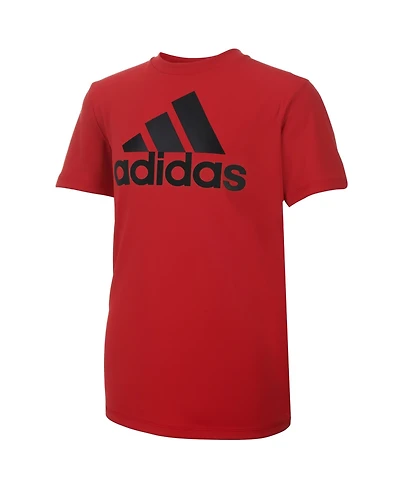 adidas Big Boys Short Sleeve Aeroready Performance Logo T-shirt
