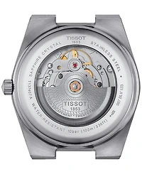 Tissot Men's Swiss Automatic Prx Powermatic 80 Leather Strap Watch 40mm