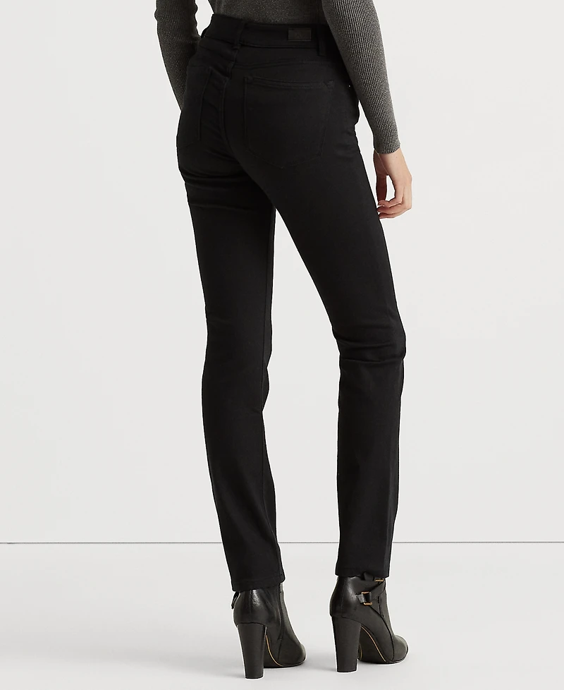 Lauren Ralph Lauren Mid-Rise Straight Jean, Regular and Short Lengths