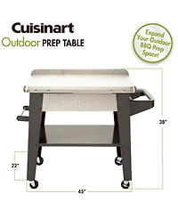 Cuisinart Outdoor Stainless Steel Grill Prep Table