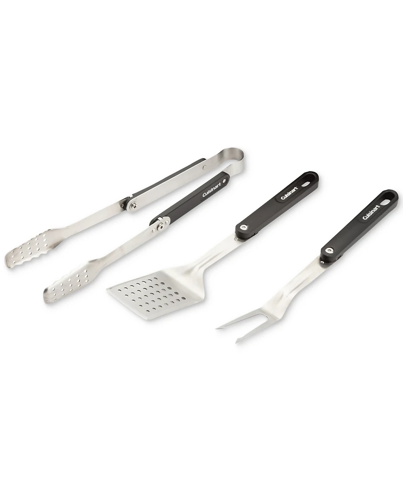 Cuisinart 4-Piece Folding Grill Tool Set