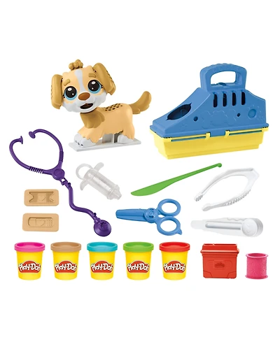 Play-Doh Care and Carry Vet, Set of 17