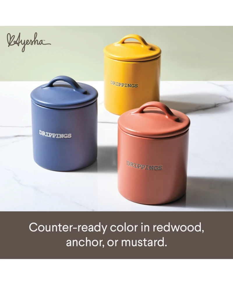 Ayesha Curry Ceramics 21-oz. Bacon Grease Jar