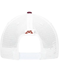 Men's Top of the World Maroon, White Minnesota Golden Gophers Trucker Snapback Hat