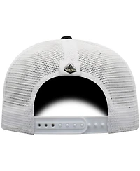 Men's Top of the World Black, White Purdue Boilermakers Trucker Snapback Hat