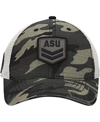 Men's Top of The World Camo, Cream Arizona State Sun Devils Oht Military-Inspired Appreciation Shield Trucker Adjustable Hat