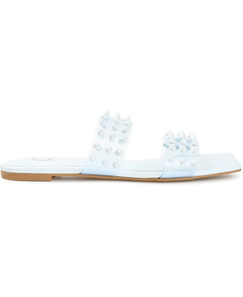 Journee Collection Women's Katari Lucite Sandals