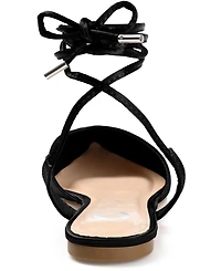Journee Collection Women's Theia Tie-Up Flats