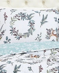 Southshore Fine Linens Happy Holidays Oversized Reversible -Pc. Quilt Set