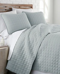 Southshore Fine Linens Ultra-Soft Lightweight Embroidered 3-Pc. Quilt Set, Full/Queen