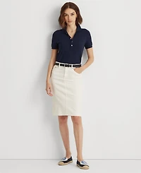 Lauren Ralph Pique Polo Shirt